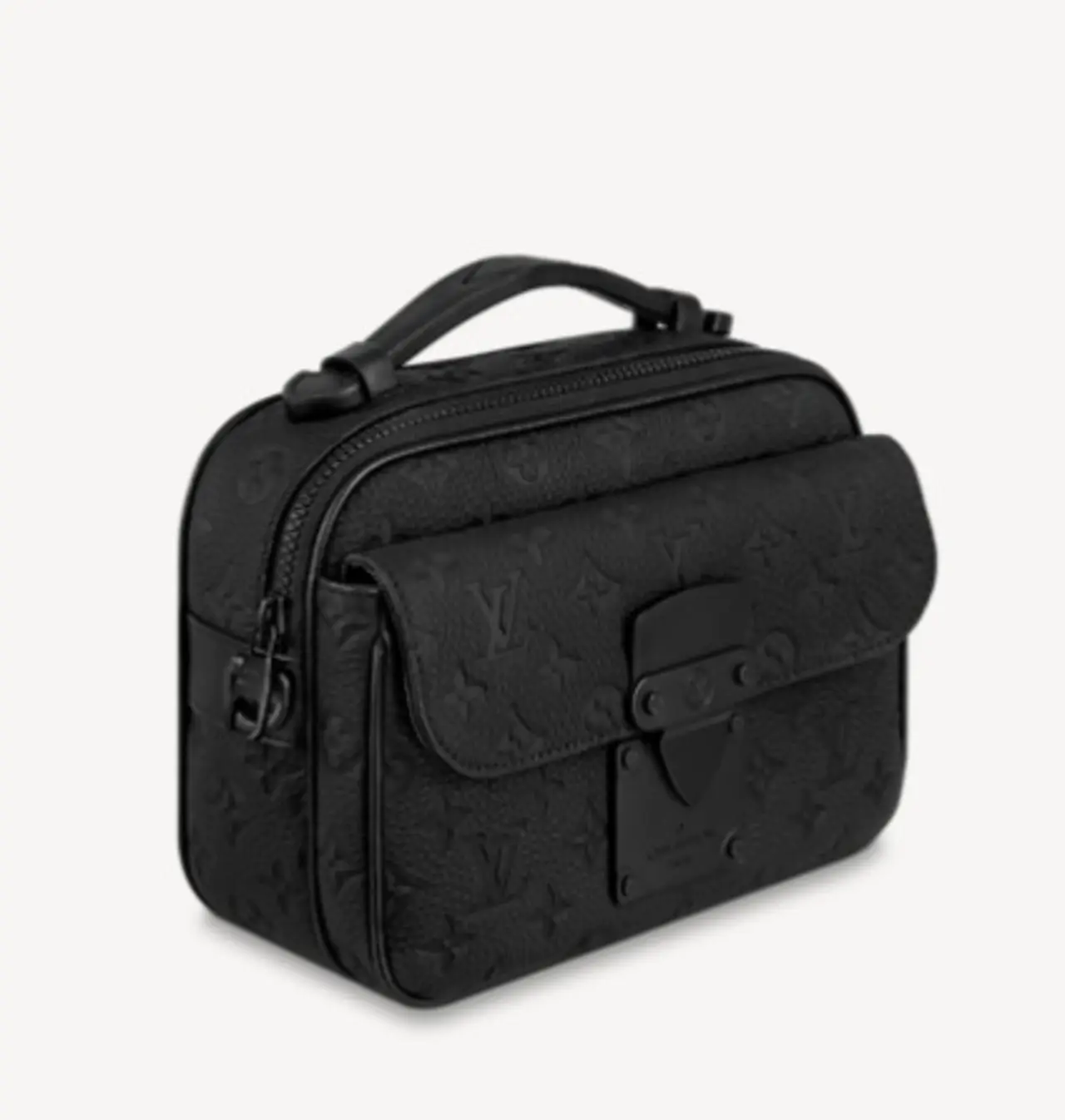 新作 LOUIS VUITTON 直営店 メッセンジャー モノグラム 黒 M58489