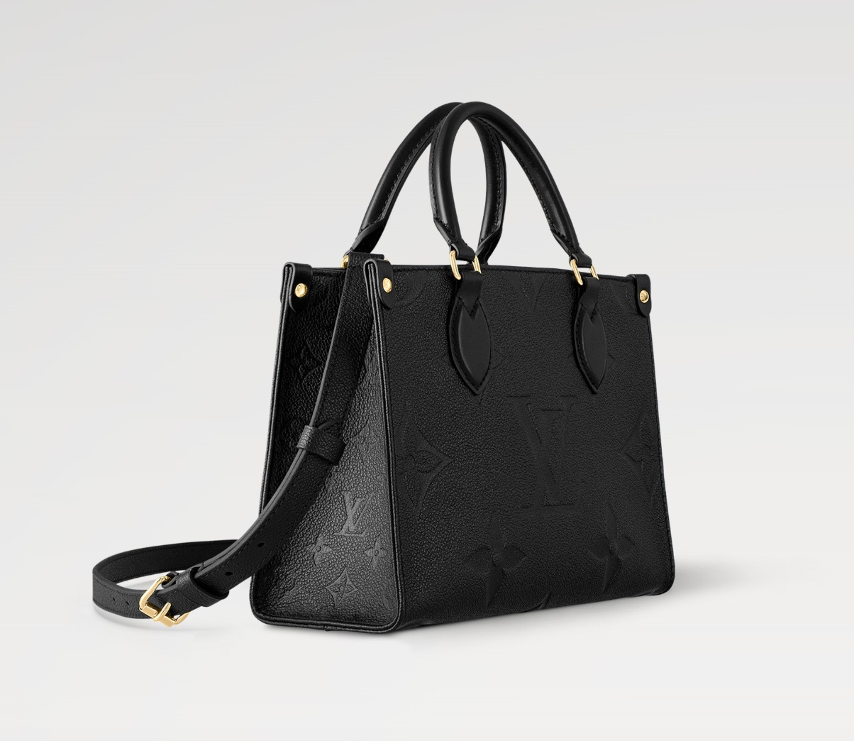 使いやすいサイズ♪ Louis Vuitton オンザゴー PM 3色