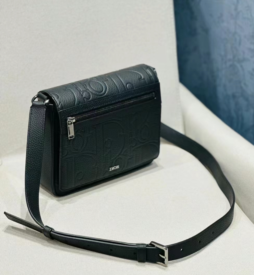 【2WAY】Dior★DIOR OBLIQUE フラップ付きメッセンジャーバッグ