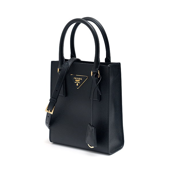 ★送料関税込★PRADA 2WAY サフィアーノレザー ミニハンドバッグ