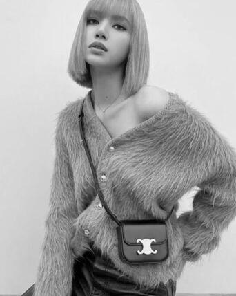 CELINE★CARD HOLDER WITH CUIR CHAIN