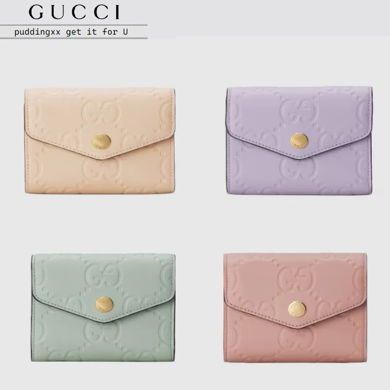 国内即発【GUCCI】GG ミディアム ウォレット 三つ折り 可愛い