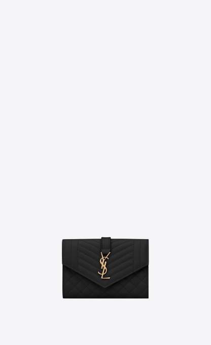 MONOGRAMsmallMIXMATELASSÉグレインエンボスレザー封筒ウォレット