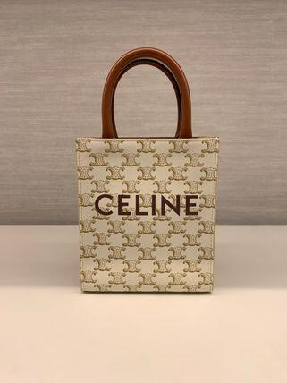 ◆国内発送◆【CELINE】ミニバーティカル カバ ２way キャンバス