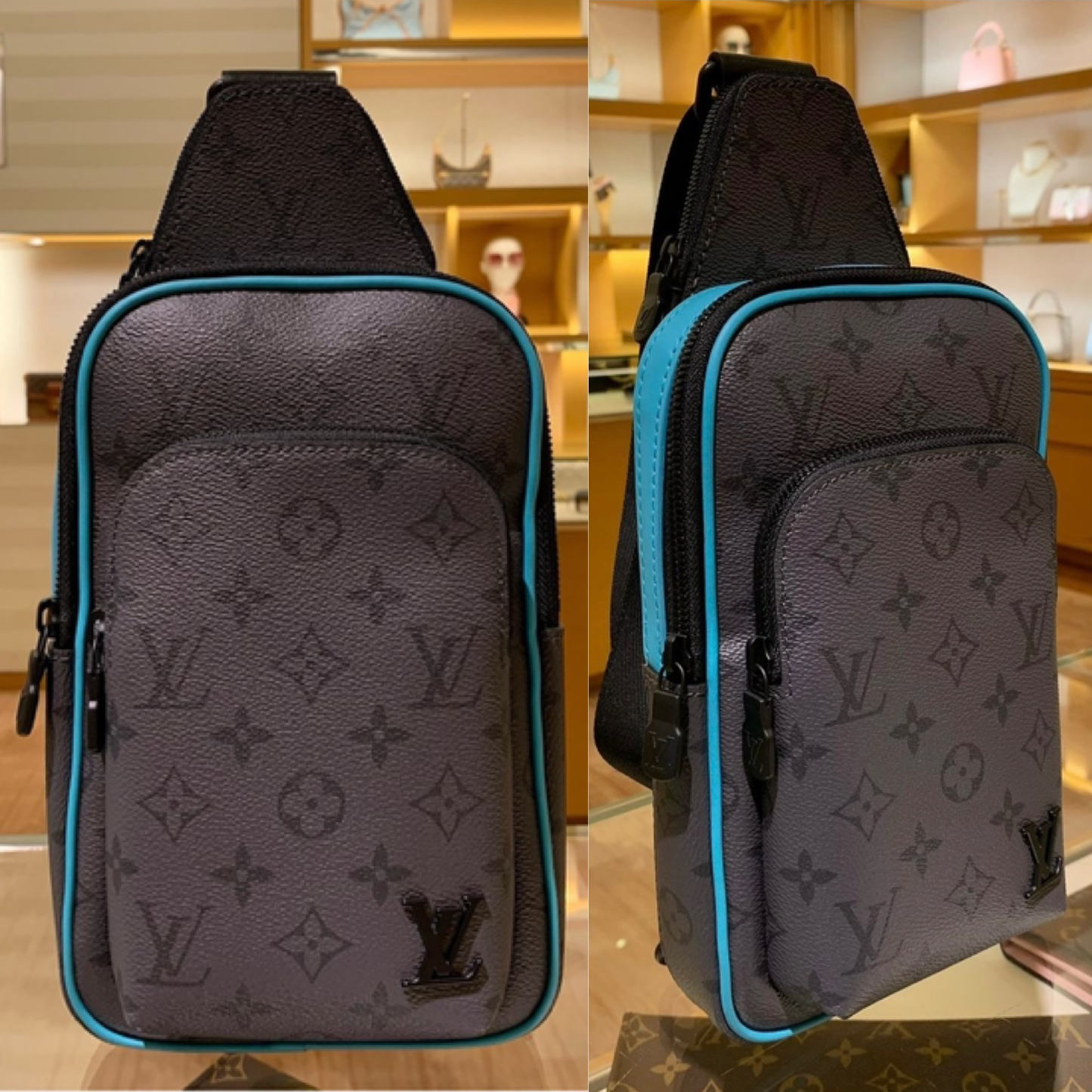 【ターコイズが映える！】ルイヴィトン ショルダーバッグ