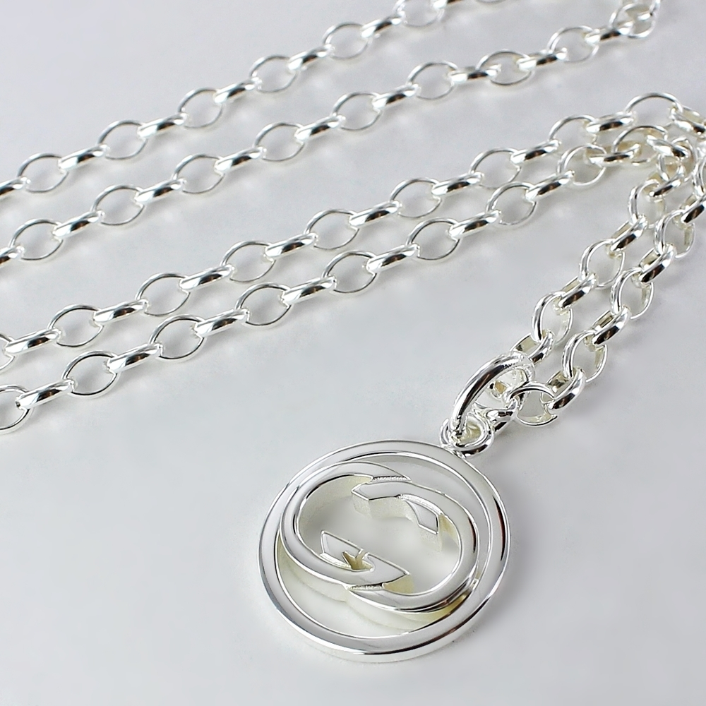 グッチ ネックレス メンズ レディース シルバー925 ドッピア