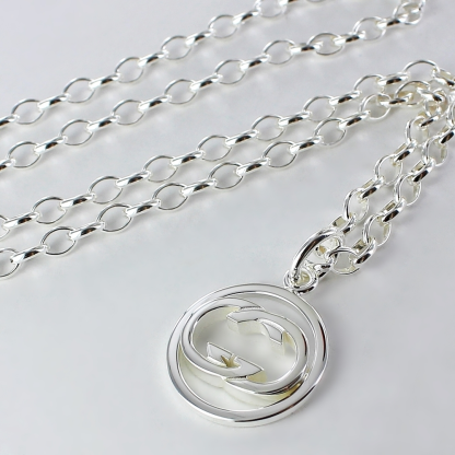 グッチ ネックレス メンズ レディース シルバー925 ドッピア