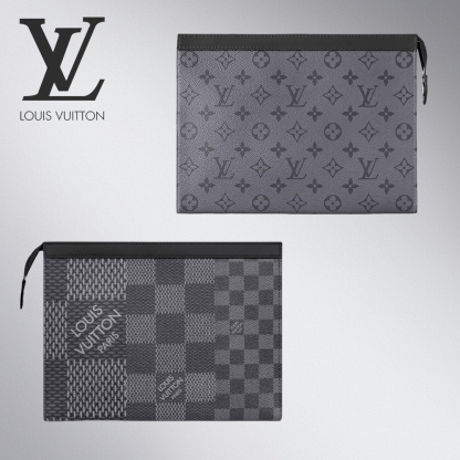 雑誌 LEON 掲載【直営店購入】Louis Vuitton★クラッチバッグ   M69535