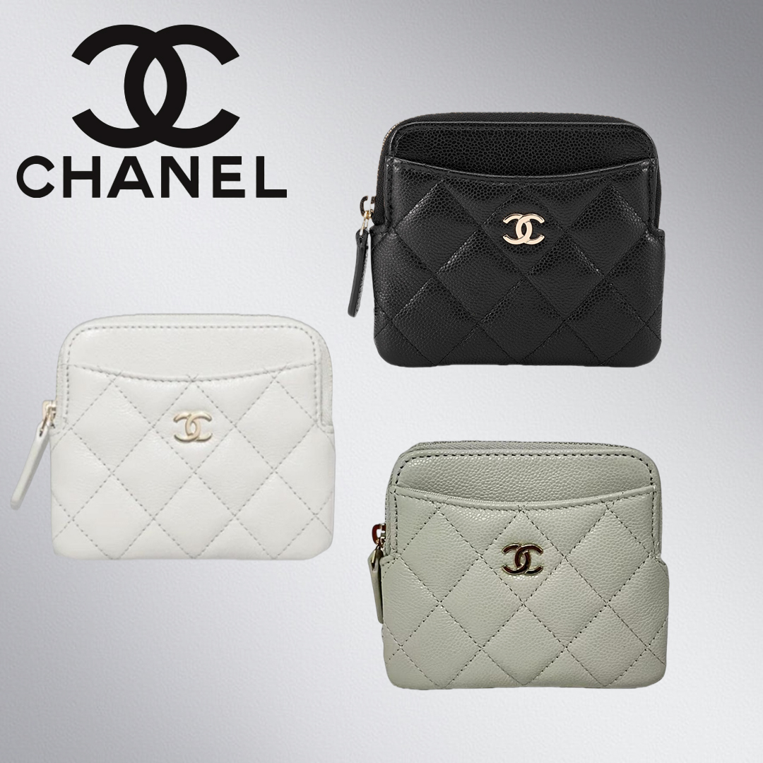 【コンパクトなのに収納力◎】CHANEL ショートウォレット 財布