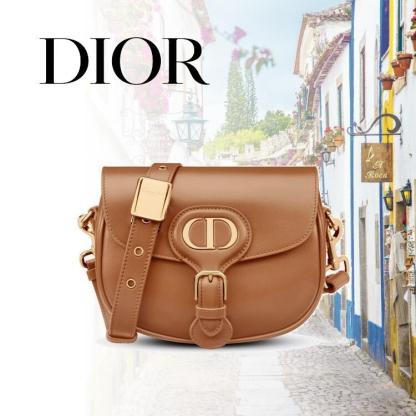 【Dior】21AW BOBBY ミディアムバッグコニャックカラー