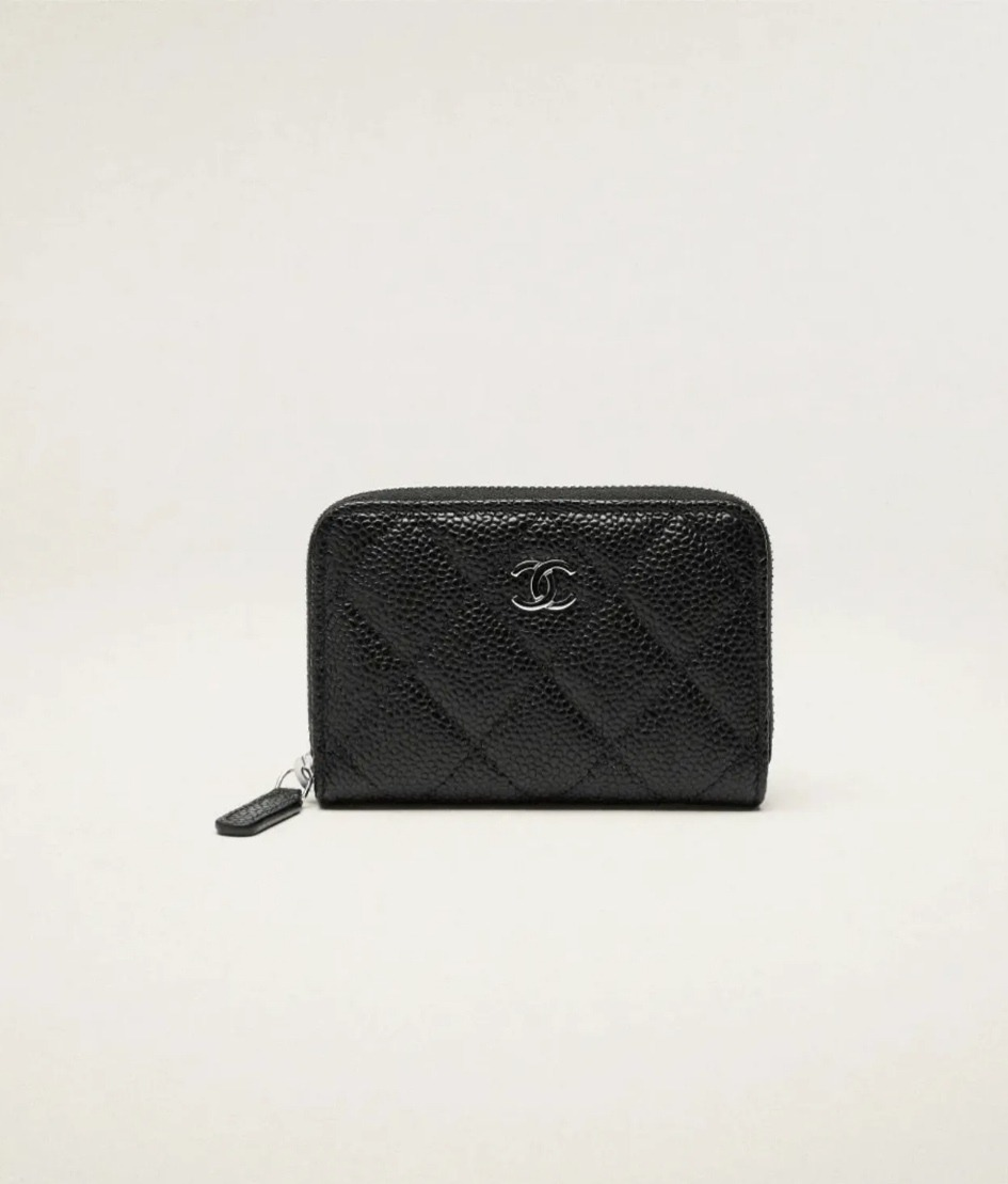 【定番&大人気♪】CHANEL ジップコインパース 折りたたみ財布