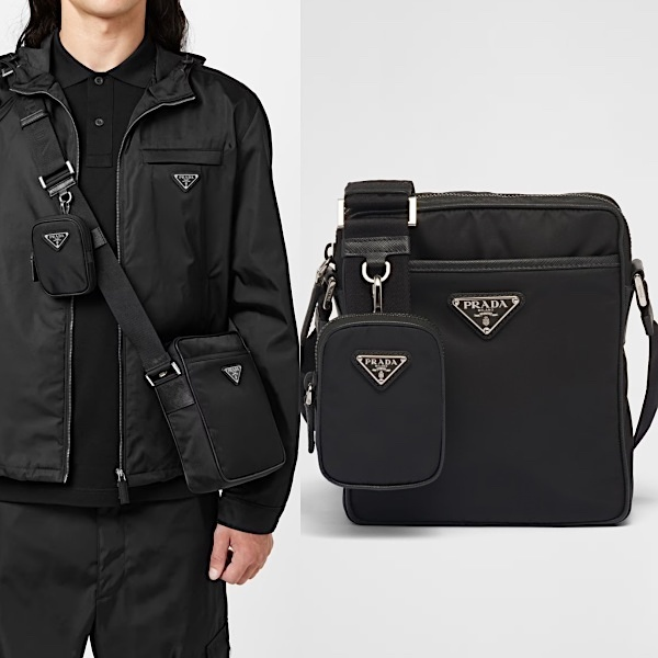 VIP価格◆PRADA◆プラダ◆メンズ ナイロン ショルダーバッグ