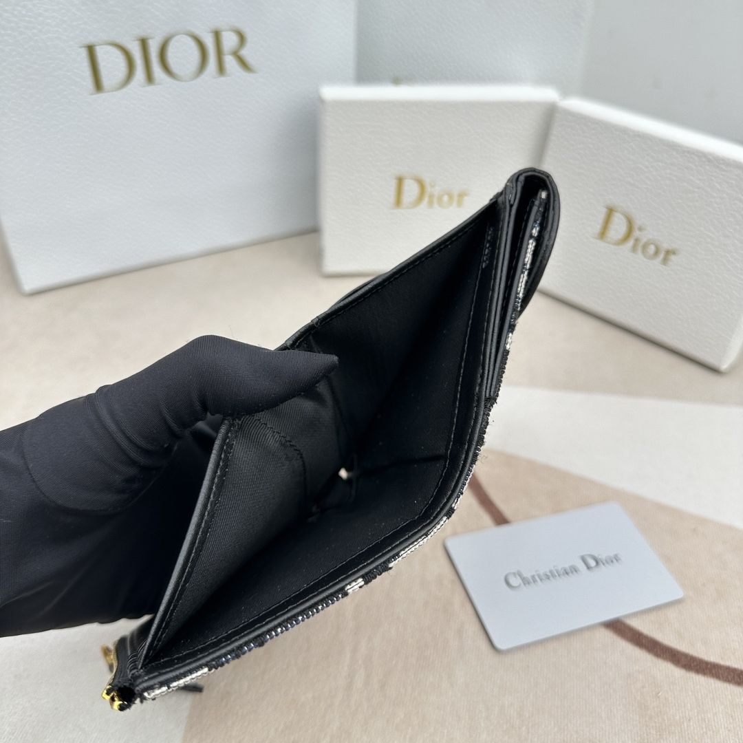 ２３夏新作》DIOR BOBBY ミニ バイフォールドウォレット