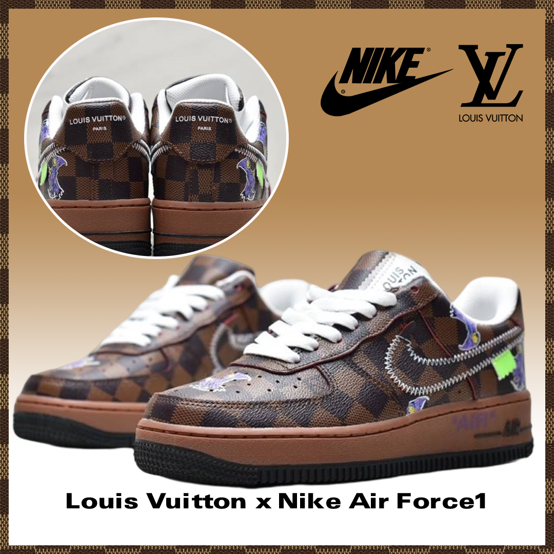 【新商品発売】【今年の新商品】Nike’s Louis Vuitton Air Force 1Xナイキエアフォース1 【本物保証】【代金引換】