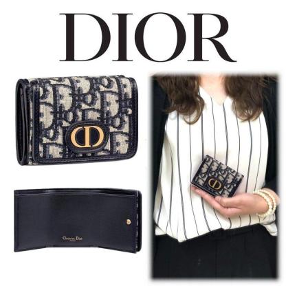 ミニ財布☆【DIOR】 30 MONTAIGNE コンパクト ウォレット