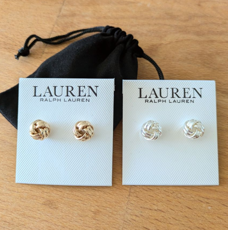【国内発送】Ralph Lauren Knot Stud ピアス セール