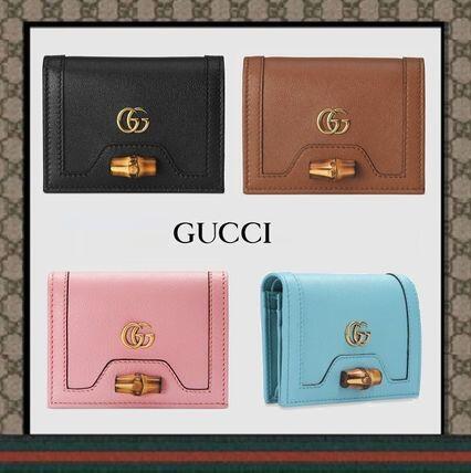 【Gucci】バンブー付き カードケース ウォレット