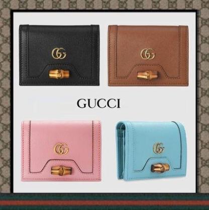 【Gucci】バンブー付き カードケース ウォレット
