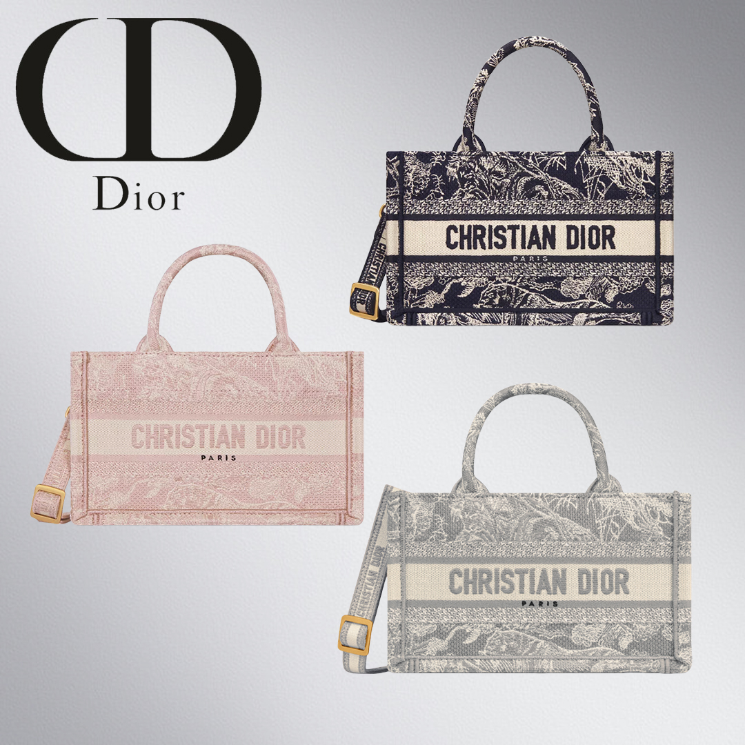 【人気♡】DIOR BOOK TOTE バッグ ミニ ストラップ付