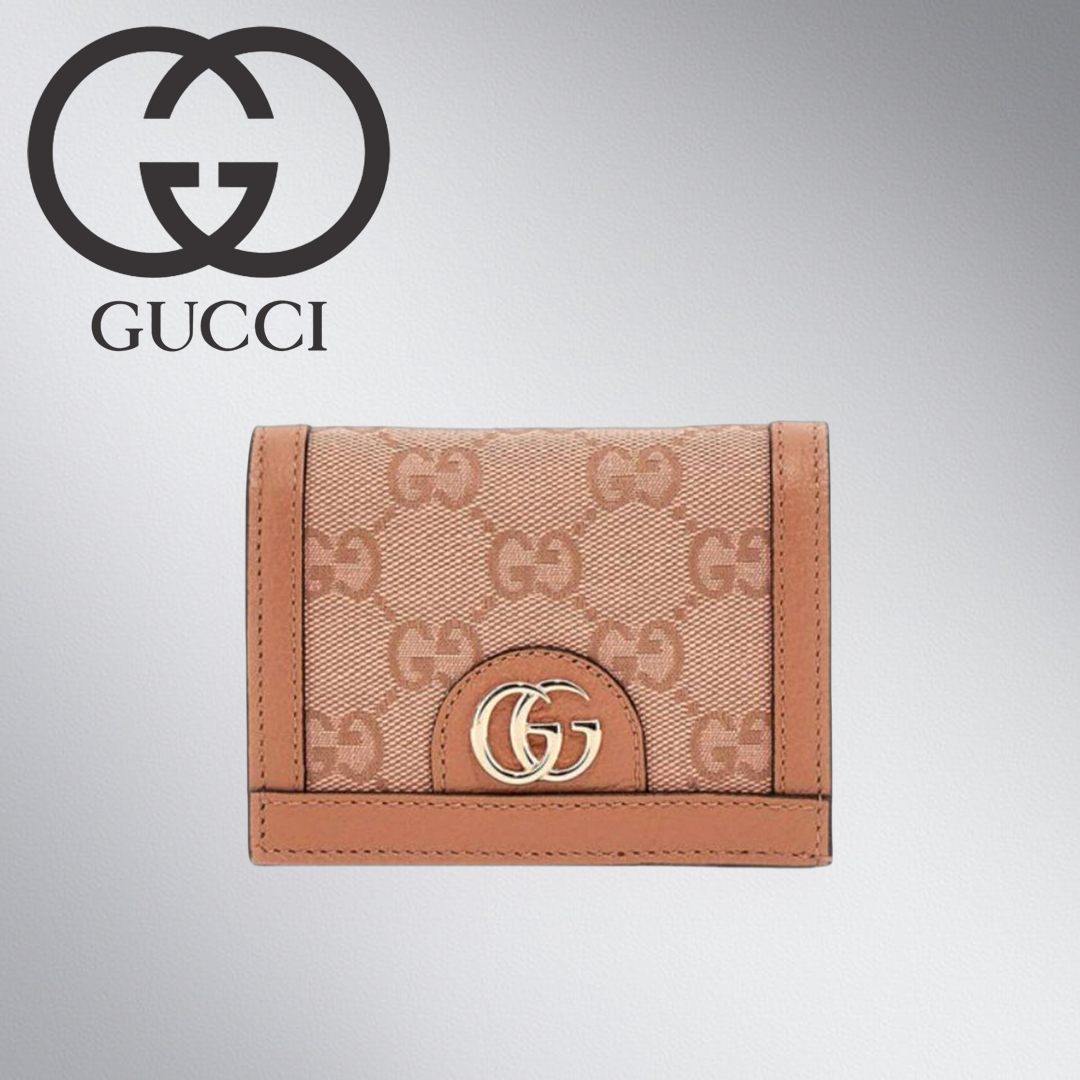 関税なし【GUCCI】オフィディア GGロゴ ミニ レザー ウォレット