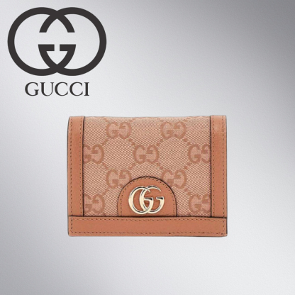 関税なし【GUCCI】オフィディア GGロゴ ミニ レザー ウォレット