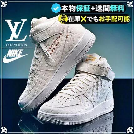 【新商品発売】【今年の新商品】LOUISVUITTON X ナイキエアフォース1 ホワイト【本物保証】【代金引換】