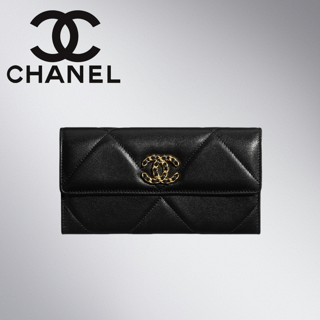 (シャネル)AP0953☆CHANEL 19 フラップ ウォレット☆