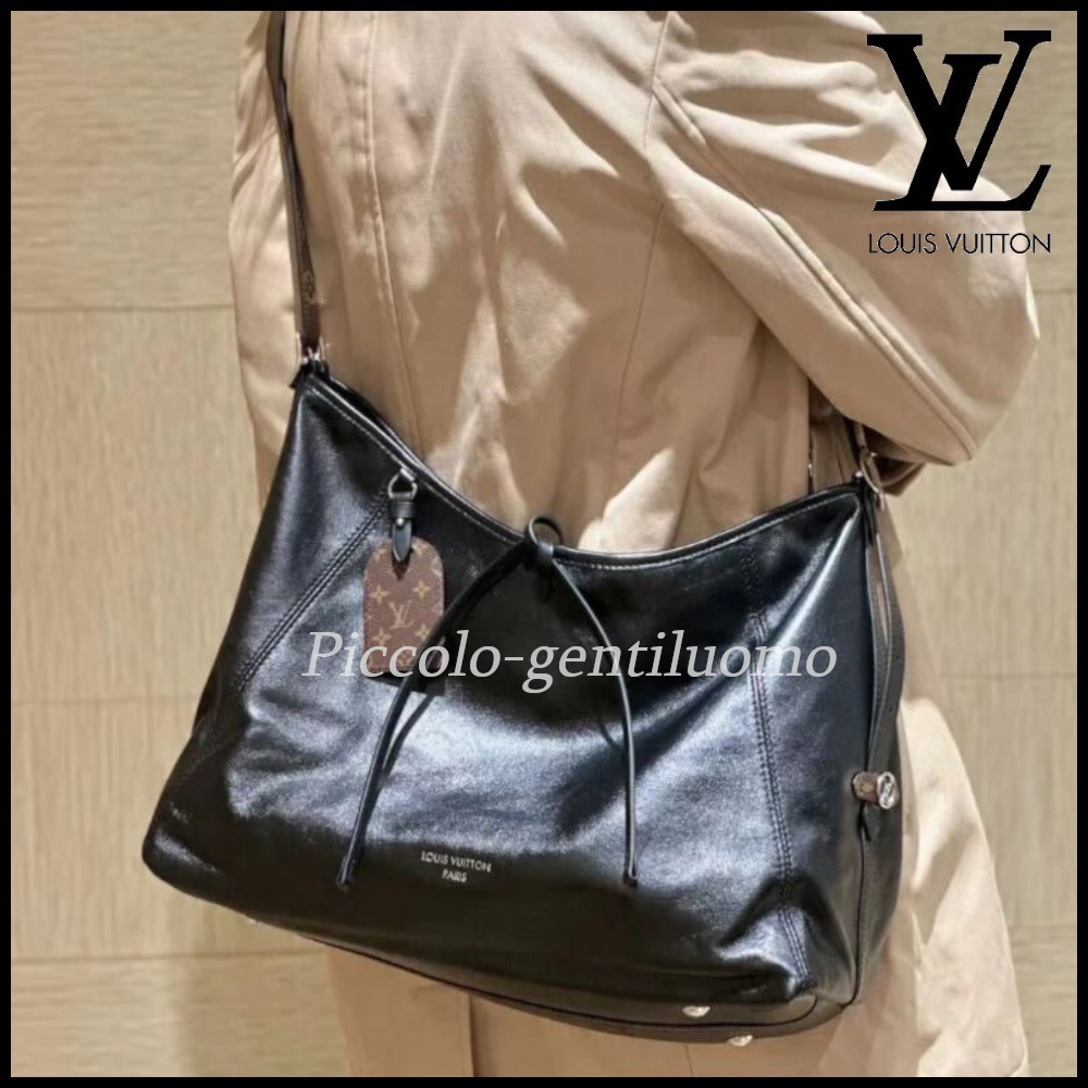 【大容量で実用的♪】ルイヴィトン キャリーオールダーク MM