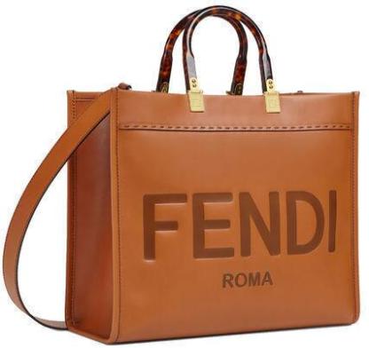国内即発☆FENDI サンシャイン ミディアム トート バッグ レザー