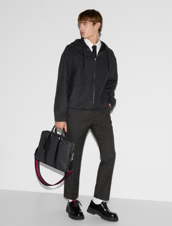 新作【グッチ】GGブリーフケース