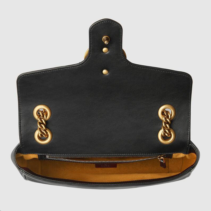 〔GGマーモント〕キルティングレザー スーパーミニバッグ