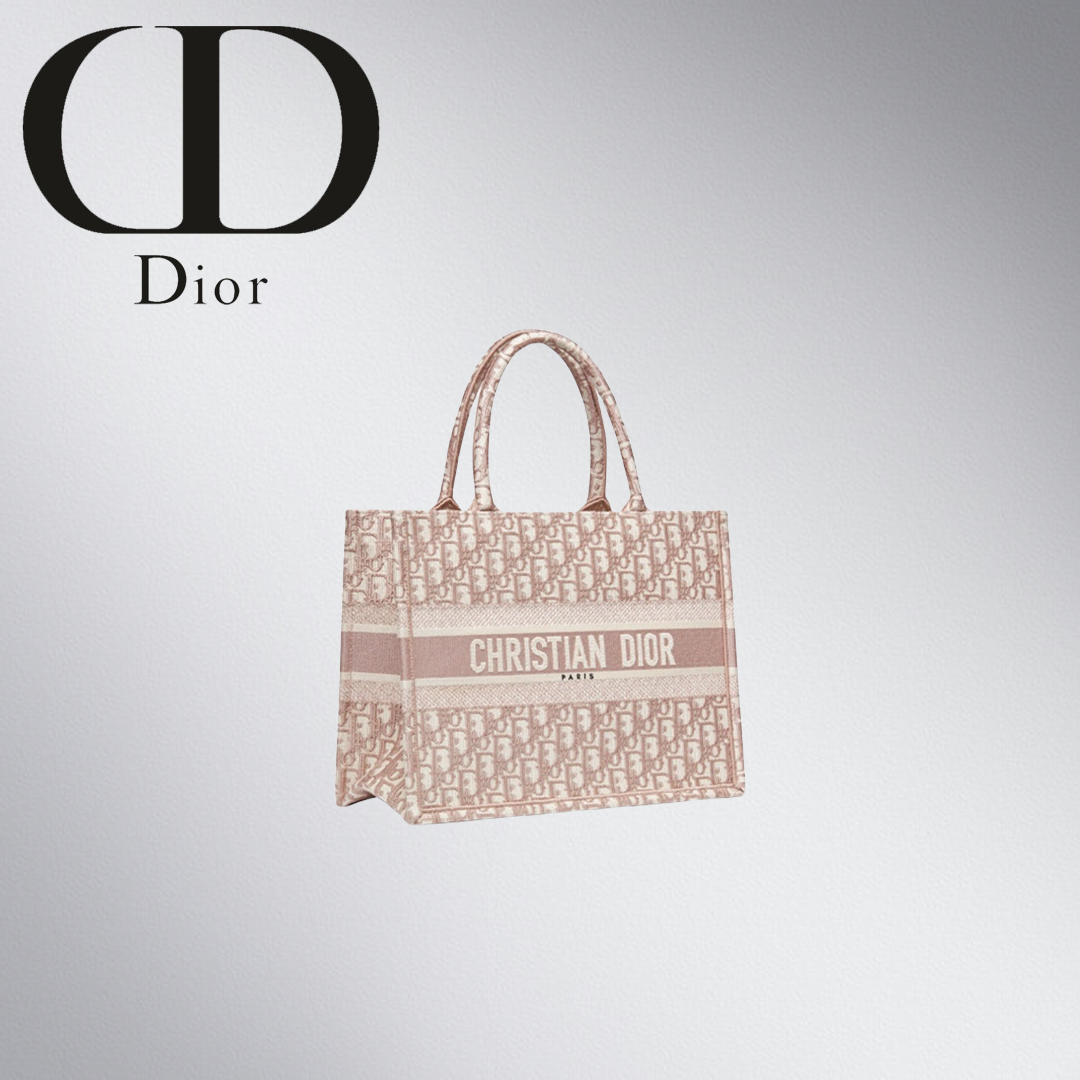 【新作★即納！】 DIOR BOOK TOTE トートバッグ ピンク 関税込