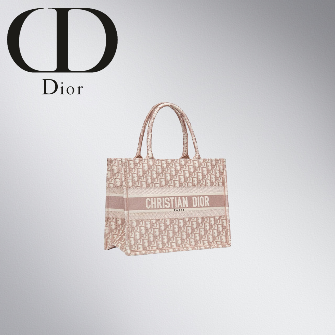 【新作★即納！】 DIOR BOOK TOTE トートバッグ ピンク 関税込