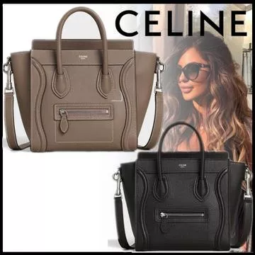 ◆CELINE◆ラゲージ ナノ / ドラムドカーフスキン☆5色