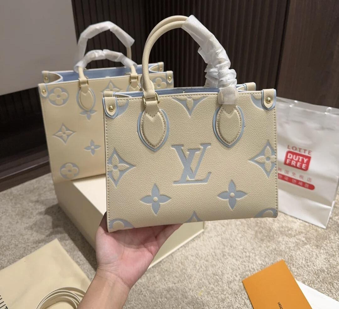 【新作！かわいいミルキーカラー♪】ルイヴィトン オンザゴー PM