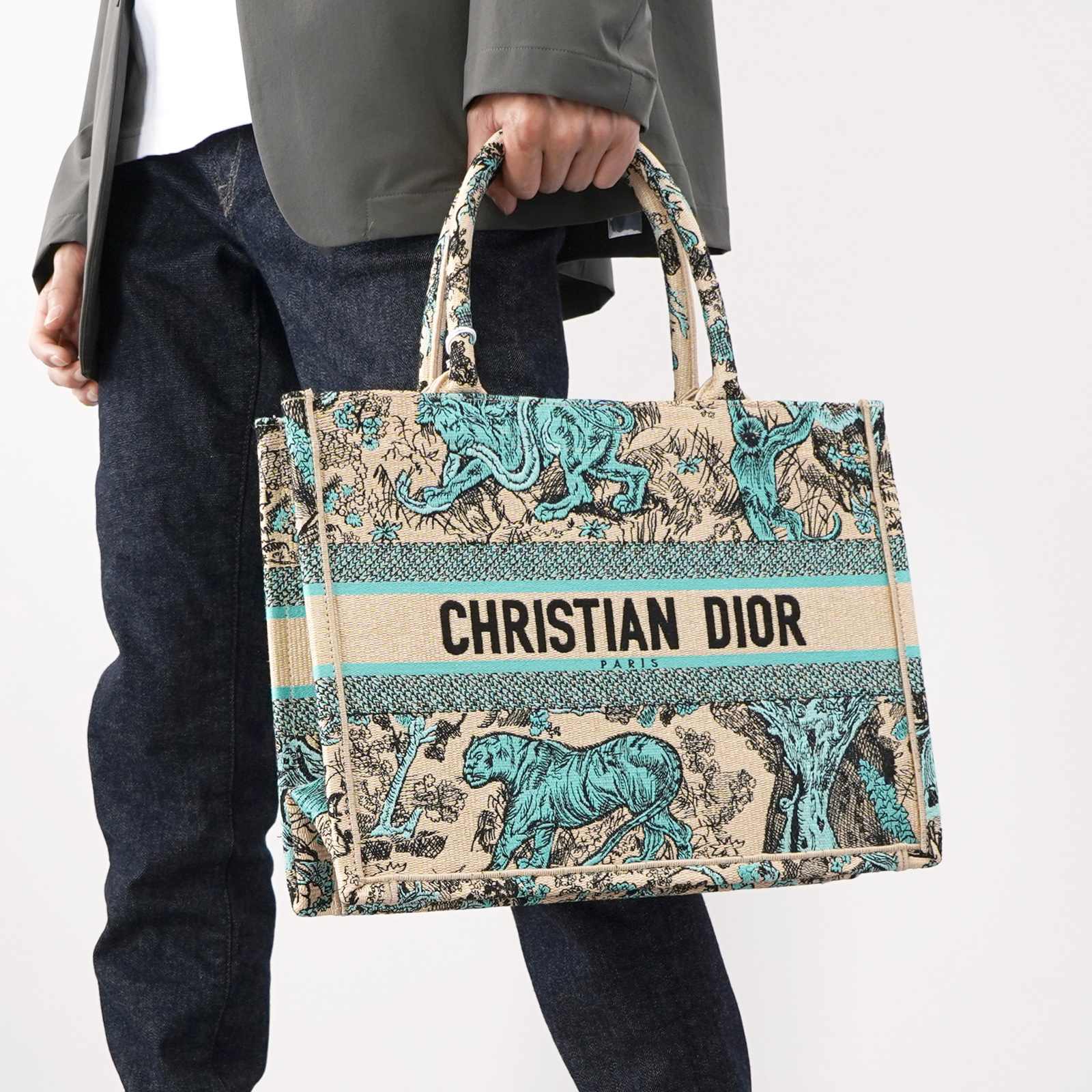 Dior ディオール ブックトート バッグ ミディアム M1296ZEGO