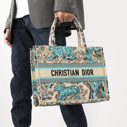 Dior ディオール ブックトート バッグ ミディアム M1296ZEGO