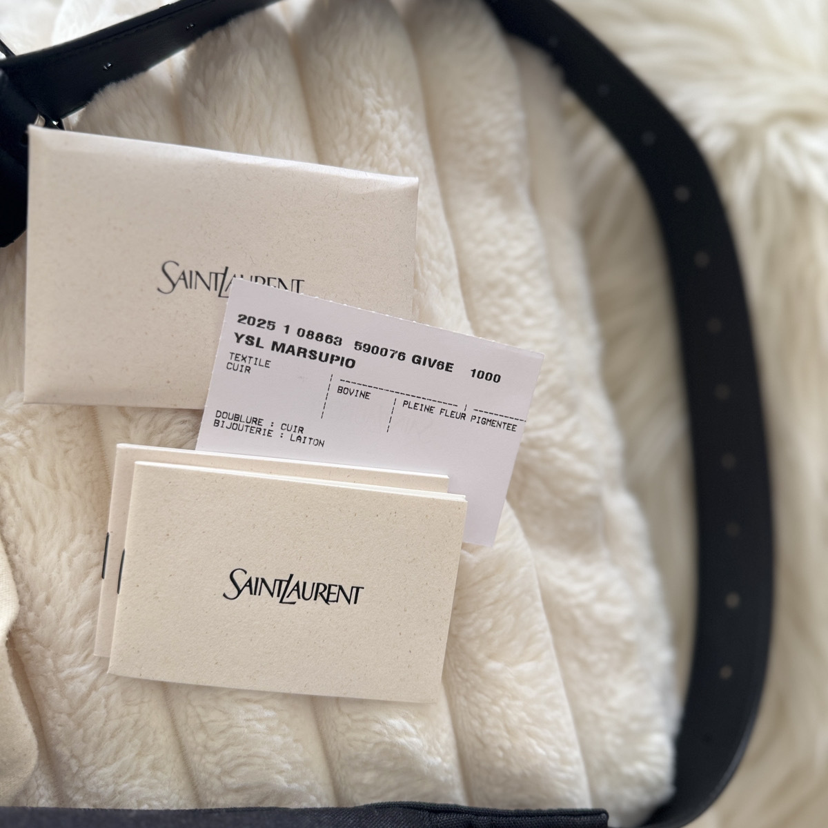 関税送料込国内発送★SAINT LAURENT ベルトバッグ