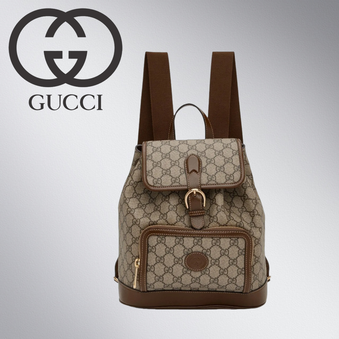 【GUCCI】インターロッキングG付き バックパック