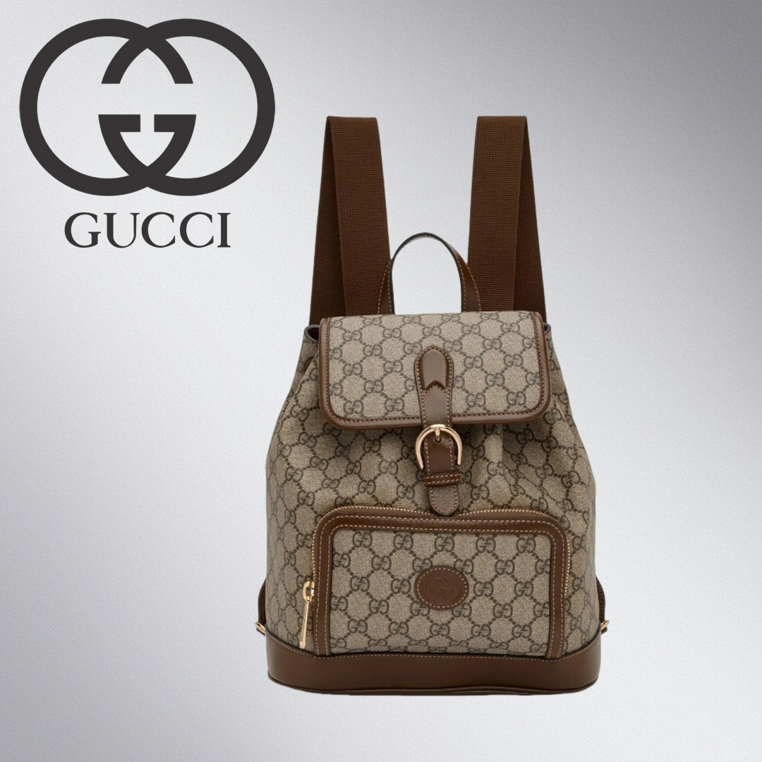 【GUCCI】インターロッキングG付き バックパック