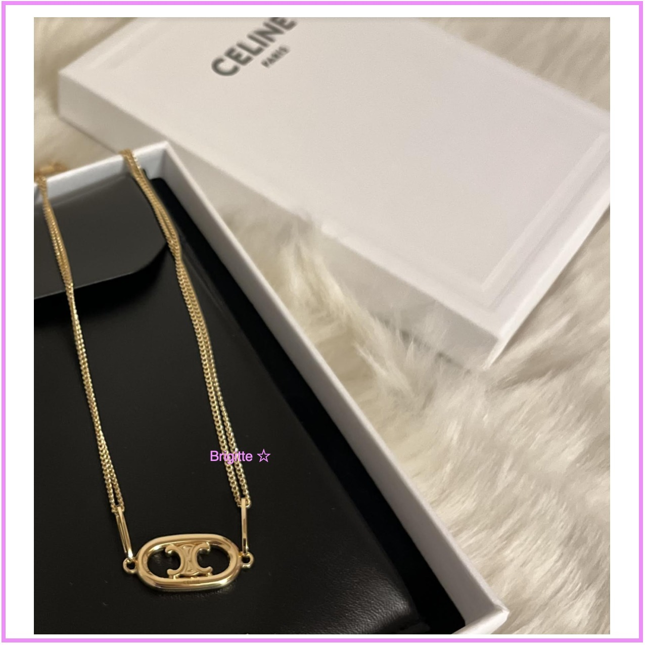 CELINE ☆ マイヨン トリオンフ ネックレス / ゴールド