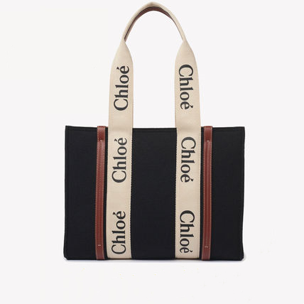 【Chloe】　WOODY　ミディアムトートバッグ