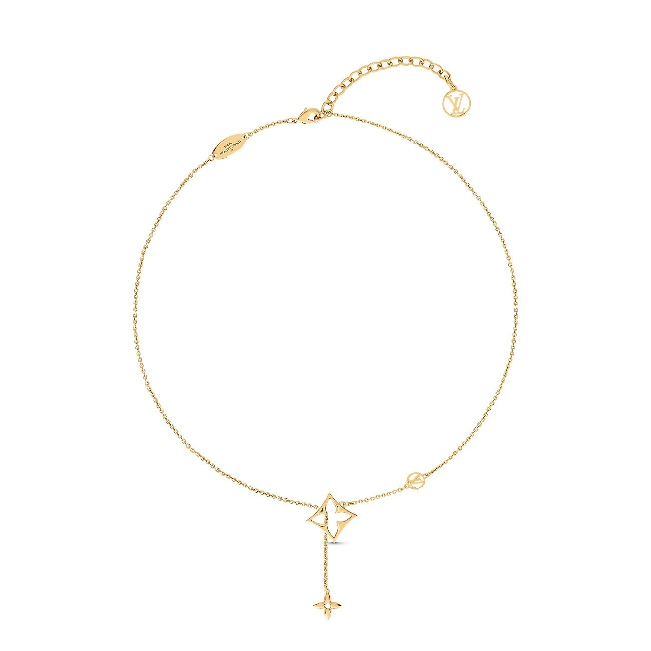 今季新作*LVロゴフラワーグラムゴールドネックレス M01234