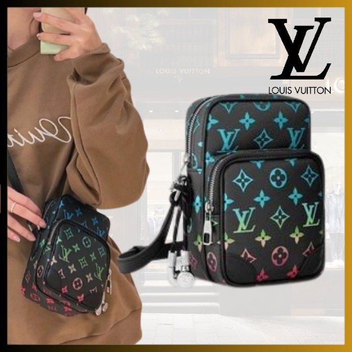 【カラフルグラデ モノグラム/黒】Louis Vuitton バッグ AMAZONE