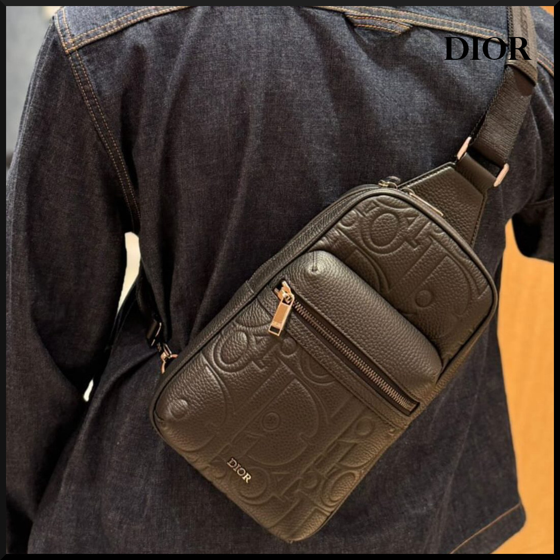 【お洒落メンズ必見☆】Dior Rider 2.0 スリングバッグ