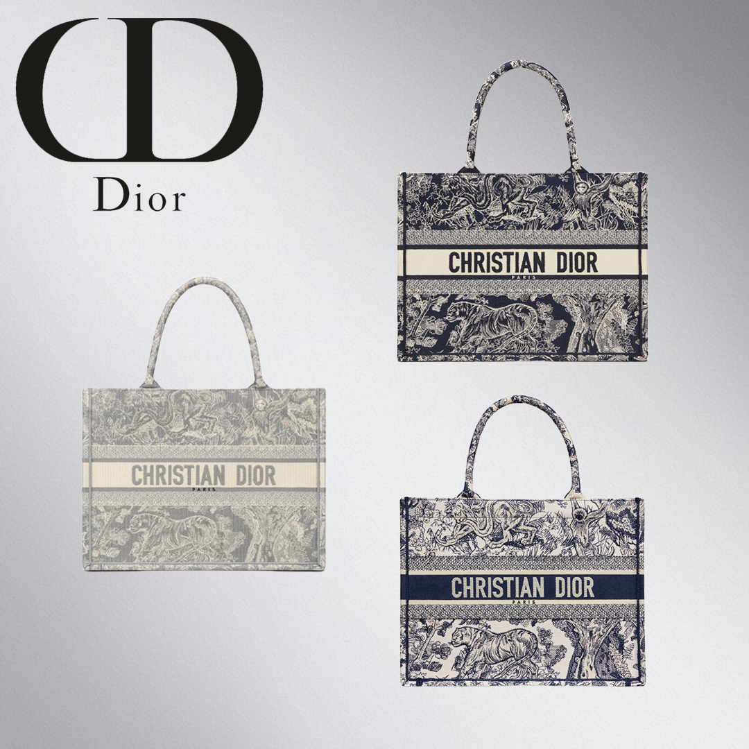 大人気！！【すぐ届く】DIOR ブックトート ミディアム