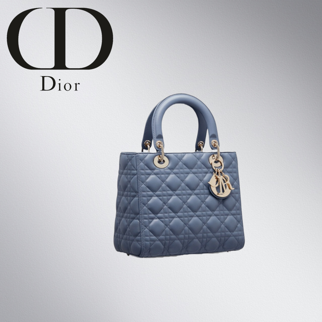 【DIOR】LADY ウルトラマット ミディアムバッグ