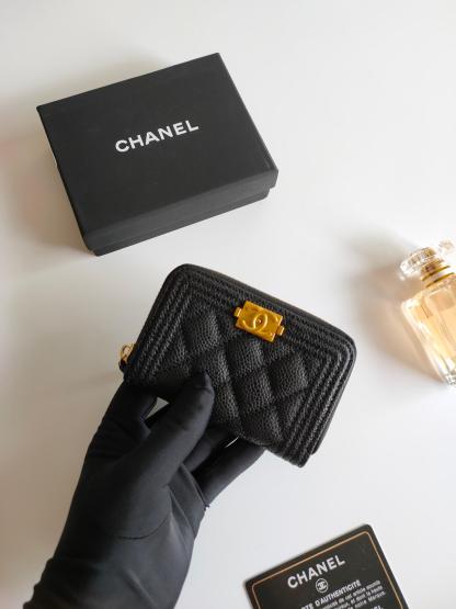CHANEL☆BOY CHANEL ジップ ウォレット