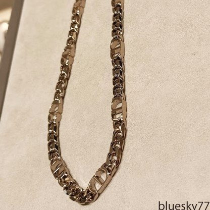 すぐ届く！DIOR CD Icon チェーンリンク ネックレス 人気