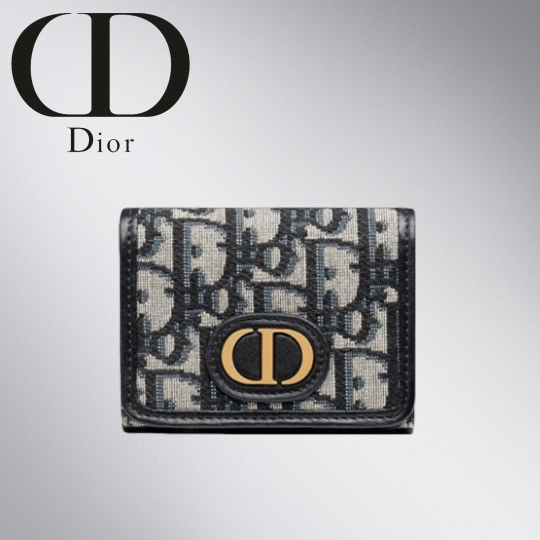 ミニ財布☆【DIOR】 30 MONTAIGNE コンパクト ウォレット